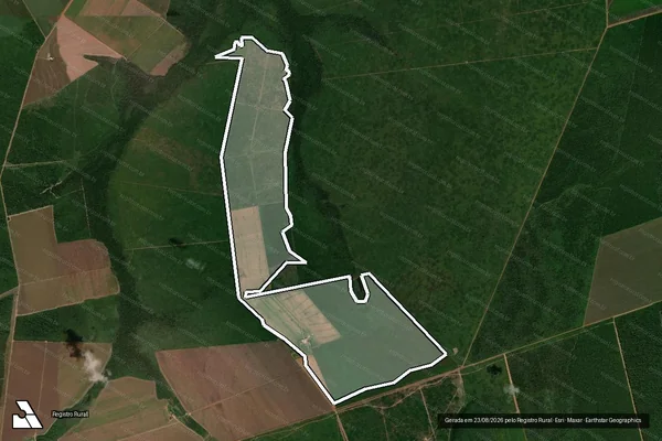 Imagem de satélite de Infração da Flora em União do Sul - MT