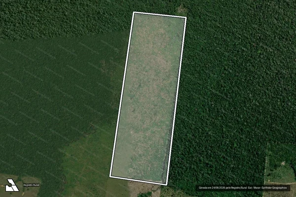 Imagem de satélite de Infração da Flora em Humaitá - AM