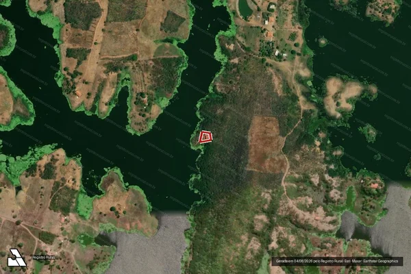 Imagem de satélite de Infração Ambiental em Orós - CE