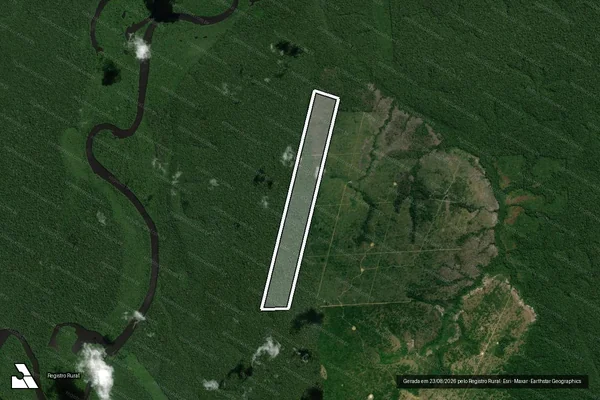 Imagem de satélite de Infração da Flora em Novo Aripuanã - AM