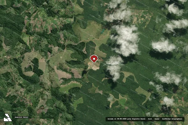 Imagem de satélite — Embargo IBAMA — Infração da Flora — Jaguaripe/BA