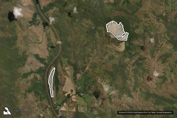 Imagem de satélite de Infração da Flora em Rio Sono - TO