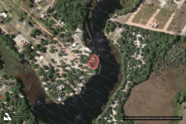 Imagem de satélite de Infração da Flora em Itapemirim - ES
