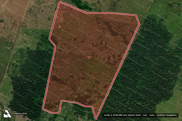 Imagem de satélite de Infração da Flora em Altamira - PA