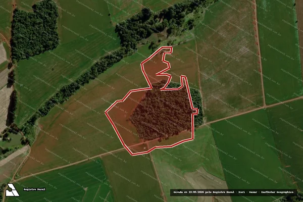 Imagem de satélite de Infração Ambiental em Manoel Ribas - PR