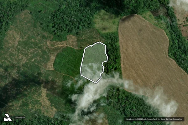 Imagem de satélite de Infração da Flora em Mojuí dos Campos - PA