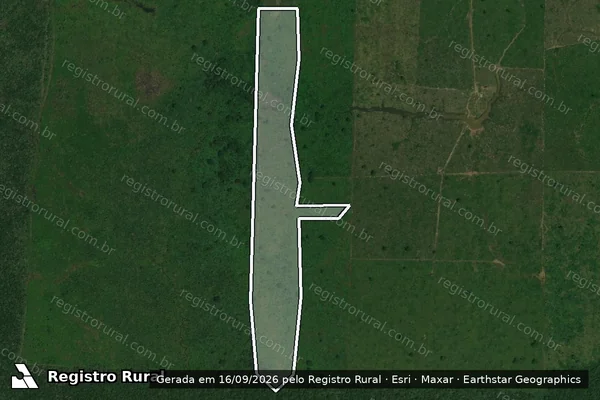 Imagem de satélite de Infração Ambiental em Humaitá - AM