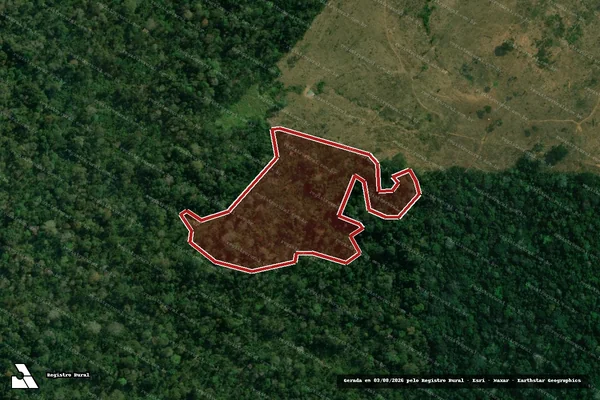 Imagem de satélite de Infração da Flora em Sena Madureira - AC