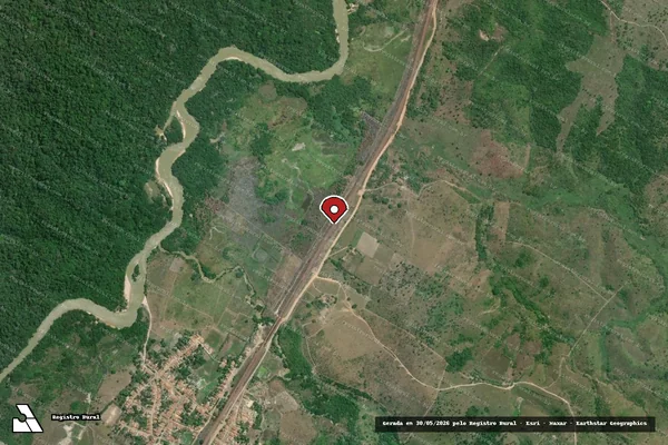 Imagem de satélite — Embargo IBAMA — Infração Ambiental — Alto Alegre do Pindaré/MA