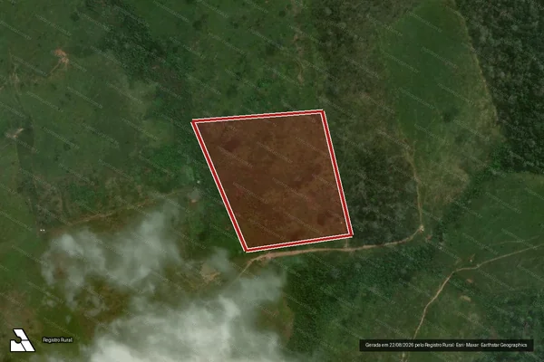 Imagem de satélite — Embargo IBAMA — Infração da Flora - Porto Acre/AC