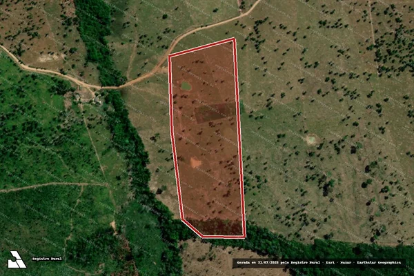 Imagem de satélite de Infração Ambiental em Nova Mamoré - RO