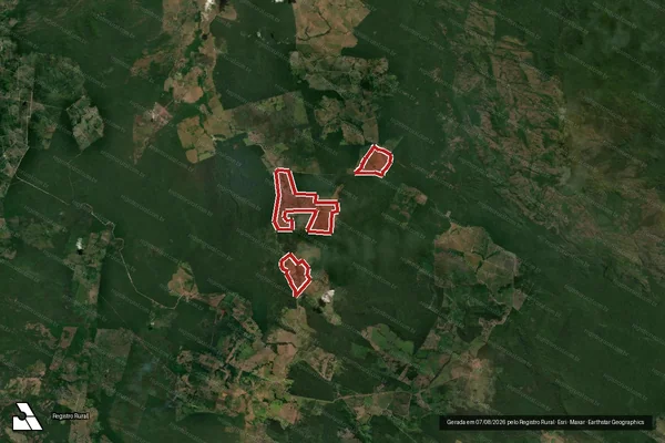 Imagem de satélite de Infração Ambiental em Altamira - PA