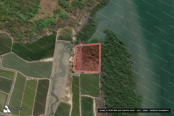 Imagem de satélite de Infração da Flora em Fortim - CE