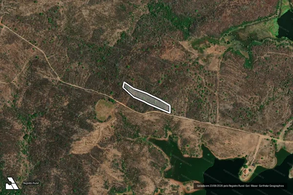 Imagem de satélite de Infração Ambiental em Caucaia - CE