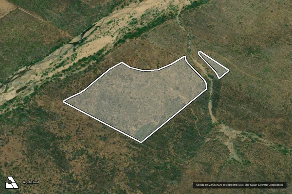 Imagem de satélite de Infração Ambiental em Belo Monte - AL