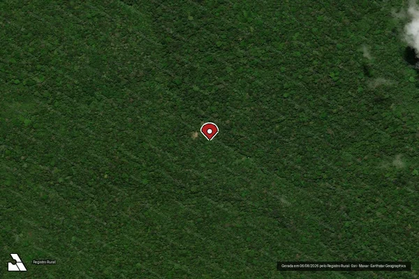Imagem de satélite — Embargo IBAMA — Infração Ambiental - Pedra Branca do Amapari/AP