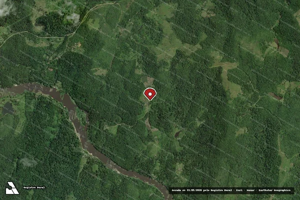 Imagem de satélite — Embargo IBAMA — Infração Ambiental — Itacaré/BA