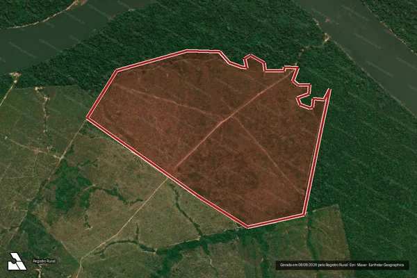 Imagem de satélite de Infração da Flora em Machadinho D'Oeste - RO