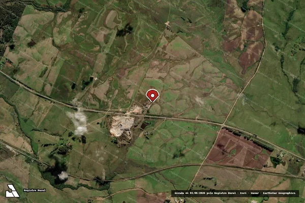 Imagem de satélite de Infração da Flora em Cotriguaçu - MT