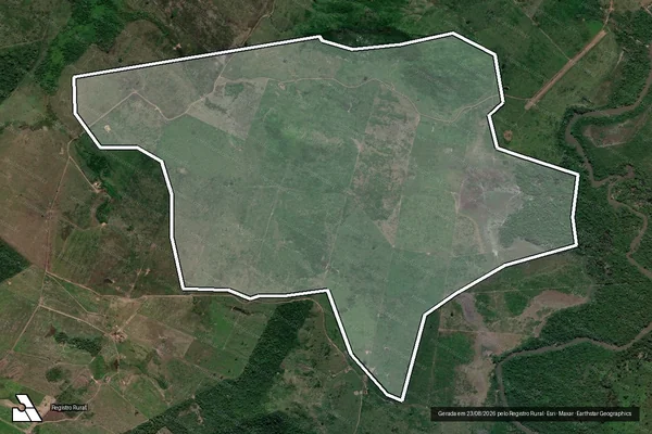 Imagem de satélite de Infração da Flora em São Félix do Xingu - PA
