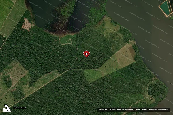 Imagem de satélite — Embargo Ambiental - Itapuã do Oeste/RO
