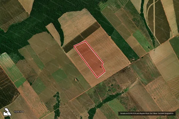 Imagem de satélite de Desmatamento em Itanhangá - MT