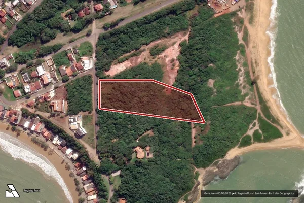 Imagem de satélite de Infração Ambiental em Anchieta - ES