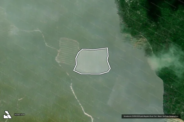 Imagem de satélite de Infração da Flora em Baía da Traição - PB