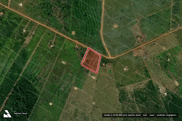 Imagem de satélite de Desmatamento em Porto Velho - RO