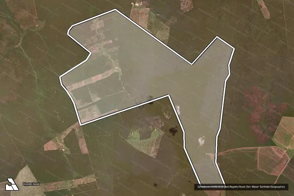 Imagem de satélite de Infração Ambiental em Parnaguá - PI