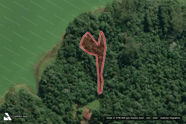 Imagem de satélite de Infração Ambiental em São Paulo - SP
