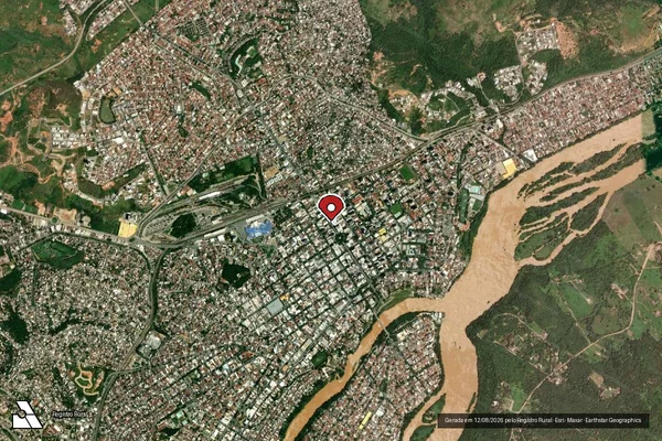 Imagem de satélite de Infração da Fauna em Governador Valadares - MG (marcador da localização)