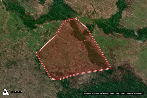 Imagem de satélite de Infração Ambiental em São Félix do Xingu - PA