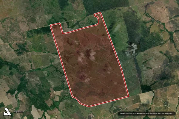 Imagem de satélite de Infração da Flora em Itaituba - PA