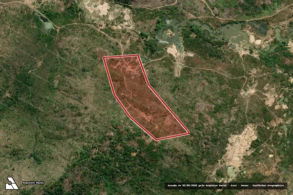 Imagem de satélite de Infração da Flora em São Félix do Xingu - PA