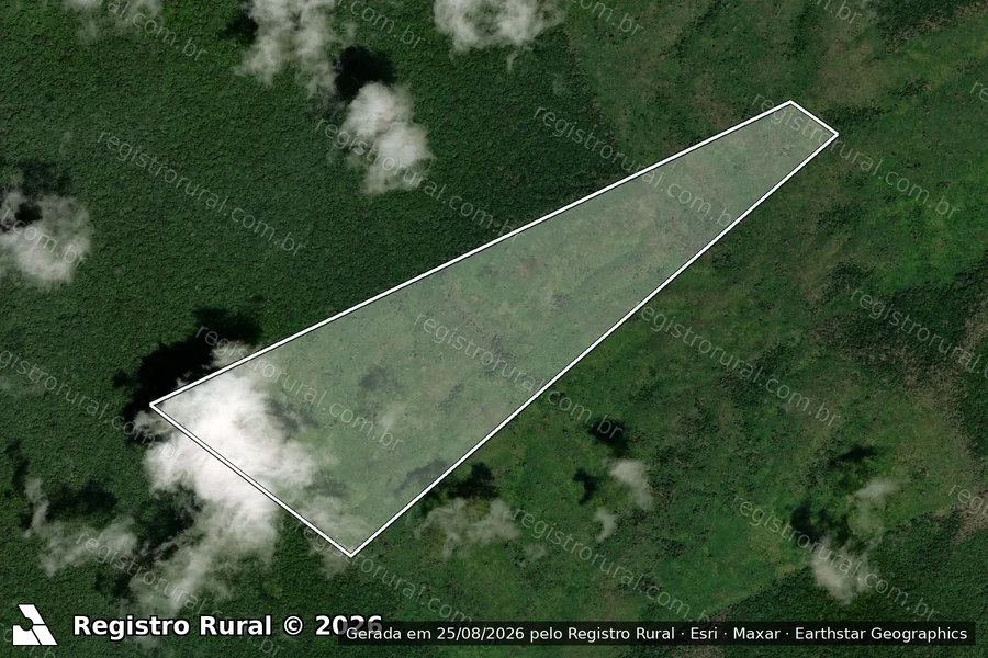 Imagem aérea do item A