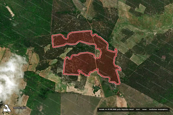Imagem de satélite — Embargo Ambiental — São José Do Campestre/RN