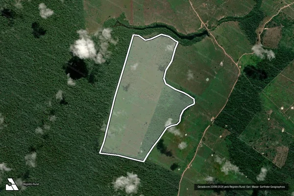 Imagem de satélite de Infração Ambiental em Senador José Porfírio - PA
