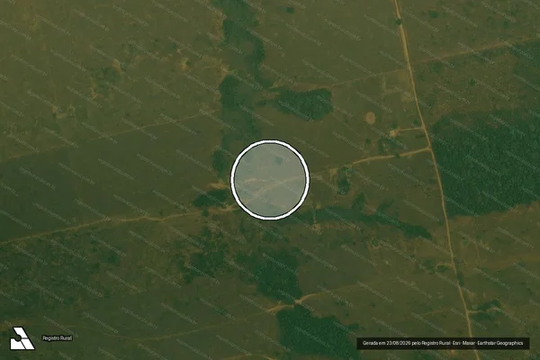 Imagem de satélite de Infração Ambiental em Buritis - RO