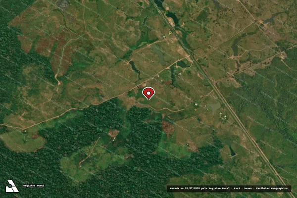 Imagem de satélite — Embargo IBAMA — Infração da Flora - Feijó/AC