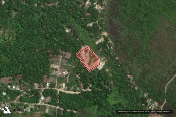 Imagem de satélite de Infração da Flora em Porto Seguro - BA