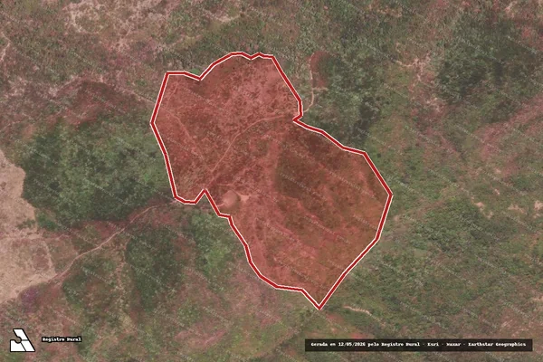Imagem de satélite — Embargo IBAMA — Infração da Flora — Viçosa do Ceará/CE