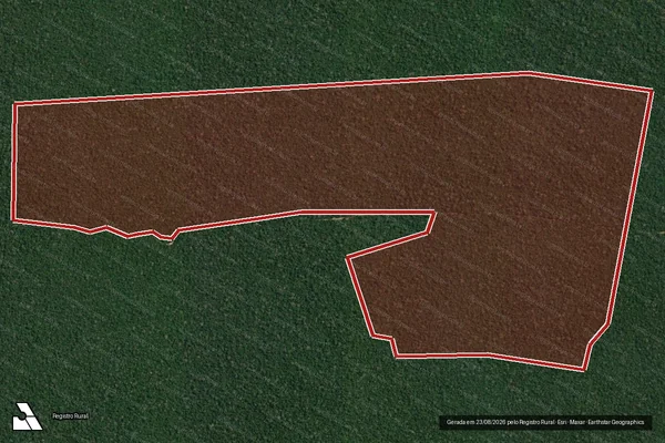 Imagem de satélite de Infração Ambiental em Lábrea - AM