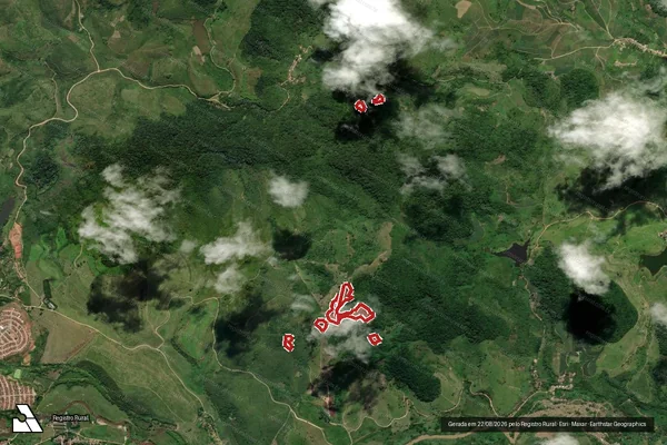 Imagem de satélite de Infração Ambiental em Catende - PE