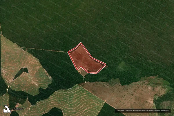 Imagem de satélite de Infração referente a Qualidade Ambiental em Nova Maringá - MT