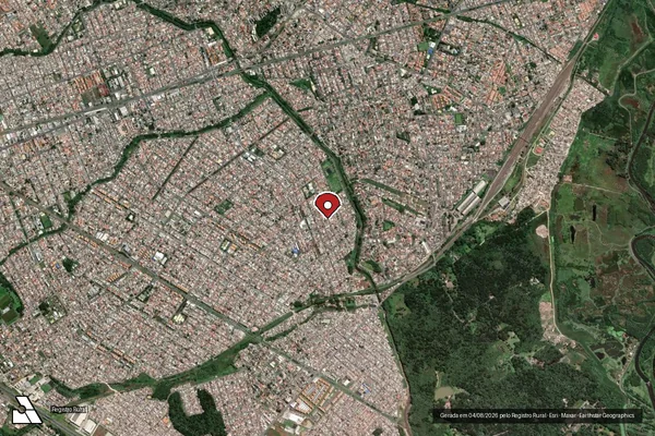 Imagem de satélite — Embargo Ambiental - Curitiba/PR