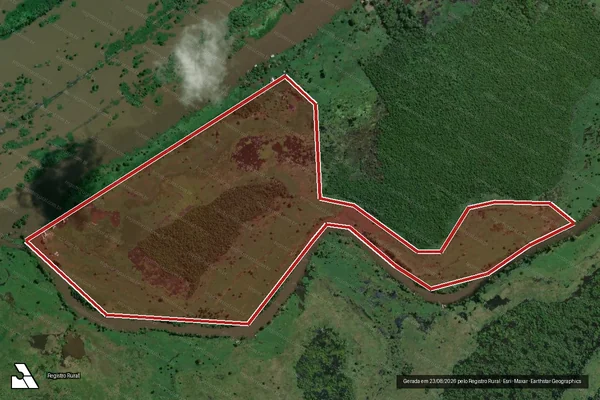 Imagem de satélite de Infração Ambiental em Careiro da Várzea - AM