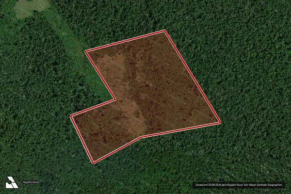 Imagem de satélite de Infração Ambiental em São Félix do Xingu - PA