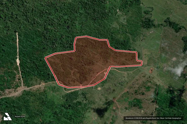 Imagem de satélite de Infração da Flora em São Félix do Xingu - PA