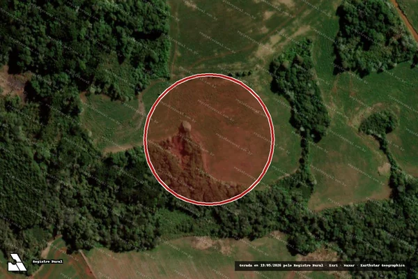 Imagem de satélite de Infração Ambiental em Manoel Ribas - PR